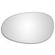 Left Hand Passenger Side Smart Car 1999-2007 Convex Wing Door Mirror Glass
