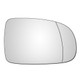 Right Ha Driver Side Vauxhall Corsa C Mk2 2001-2006 Wide Angle Wing Mirror Glass