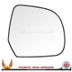 Nissan Leaf Mk1 Right – UK Driver Side Convex – Non-Heated Backing Plate replacement mirror glass