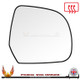Nissan Leaf Mk1 Right – UK Driver Side Convex – Heated Backing Plate replacement mirror glass