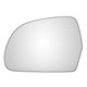 Left Hand Passenger Side Skoda Octavia 2009-2013 Convex Wing Door Mirror Glass