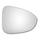 Vauxhall Zafira C Tourer 2011–2020 right-hand driver-side convex wing door mirror glass with adhesive