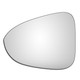 Vauxhall Zafira C Tourer 2011–2020 left-hand passenger-side convex wing door mirror glass with adhesive