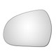 Peugeot 207 2006–2012 Left Hand Passenger Side Convex glass with adhesive replacement wing door mirror glass UK made