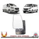 Ford Transit / Tourneo Custom Mk1 Upper 2012-2024 Right – UK Driver Side Convex – Heated Backing Plate replacement mirror glass – additional product view