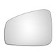 Left Hand Passenger Side Renault Fluence 2009-2017 Convex Wing Door Mirror Glass