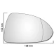 Vauxhall Corsa D Mk3 2006–2014 right-hand driver-side wide-angle glass with full-size adhesive wing door mirror glass