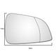 Right Drivers Side Vauxhall Astra H 2009-2011 Wide Angle Wing Mirror Glass (FSP)