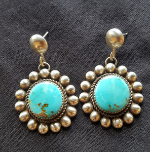 Sterling Silver and Turquoise Sterling Silver and Turquoise