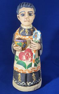 San Pasqual is the Patron Saint of the Kitchen. Mary Colter had a picture of him in all the guest rooms at La Posada Hotel San Pasqual is the Patron Saint of the Kitchen. Mary Colter had a picture of him in all the guest rooms at La Posada Hotel