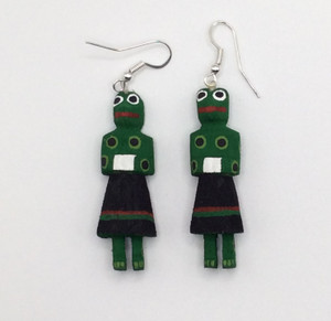Frog Kachina Earrings
2.5" long