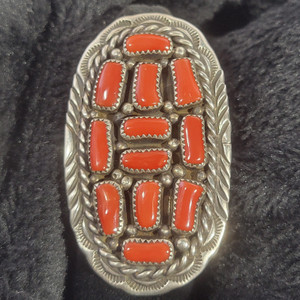 Coral Ring, Size 11