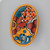Orange Talavera 2 piece soap holder
Top View