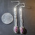 Dangly Sterling Silver w Sugalite Earrings by Mary Tso