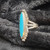 Beautiful Vintage c.1950s Turquoise Ring