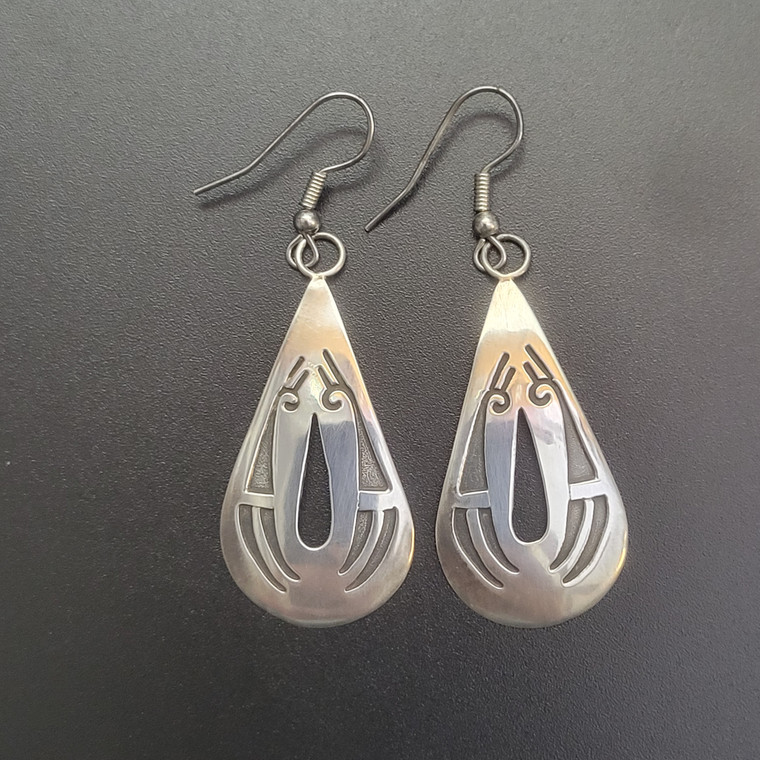 Sterling Silver Tear drop shaped Earrings