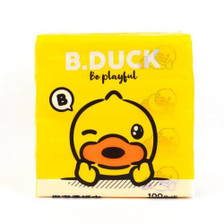 B.Duck B.Duck Moisturizing Facial Tissue (Series 130) - 100 Sheets, 4 Packs(BB-0028-4-24 ) 100 Sheets x 4 Packs