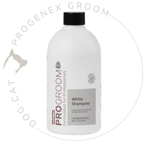 Champú pelo blanco perros