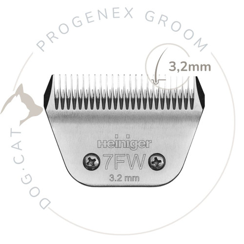 7FW cuchilla ancha Heiniger 3,2 mm