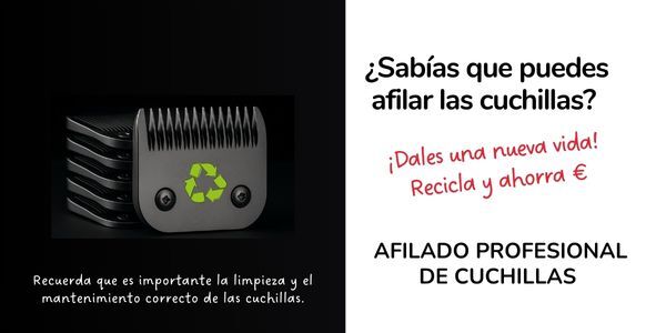 afilado profesional de cuchillas caballos