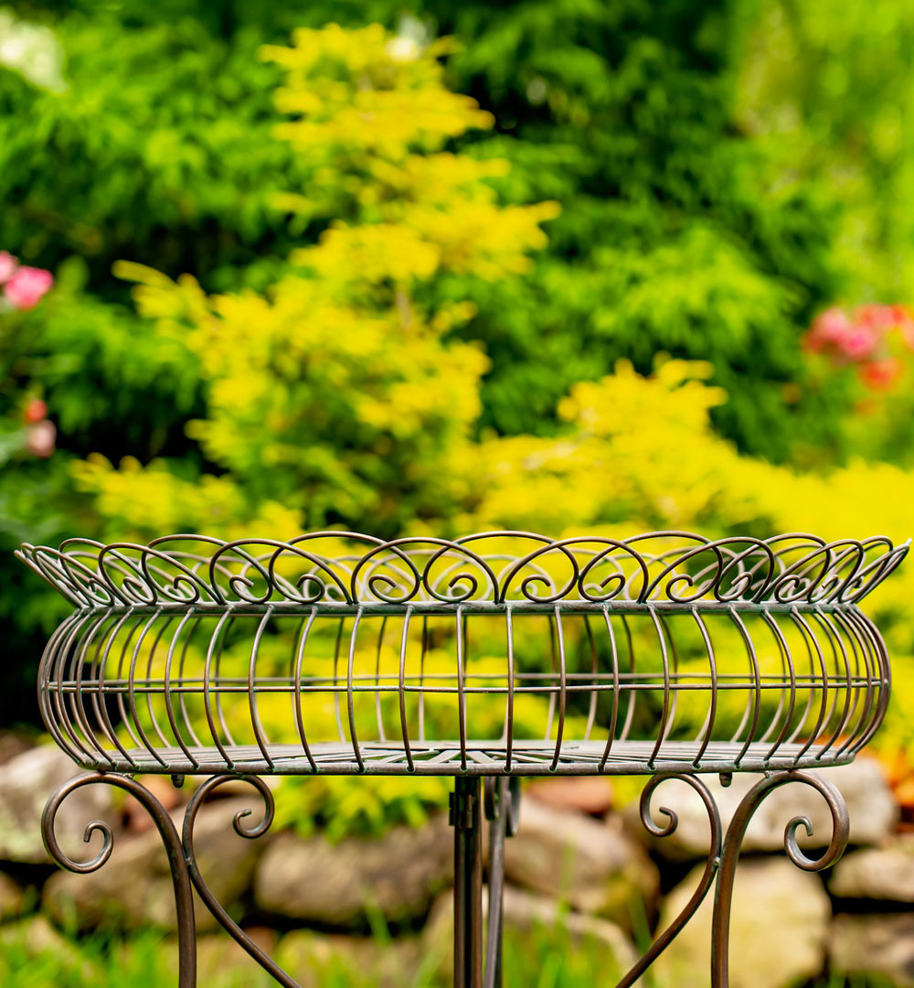 Round Plant Stands with Baskets “Copenhagen 1843” | Gresham Flower