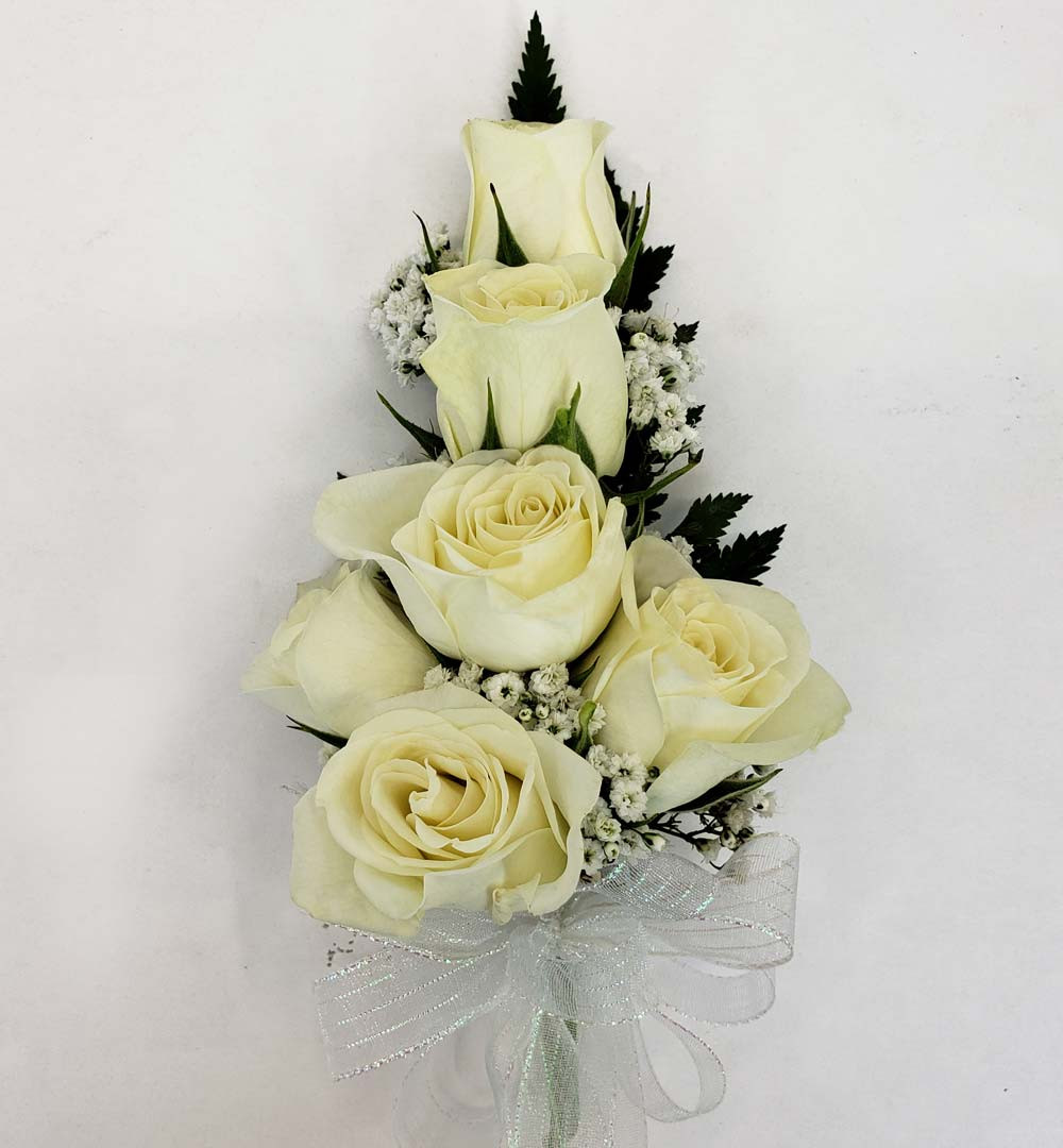 Create a Custom Spray Rose Wrist Corsage Winter Formal Flowers