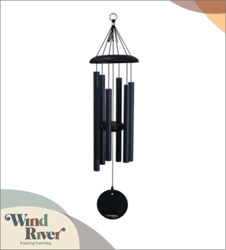 Carillon éolien Corinthian Bells 27 Pouces - Tubes Aluminium Accordé En Do - Fabriqué USA - Vert