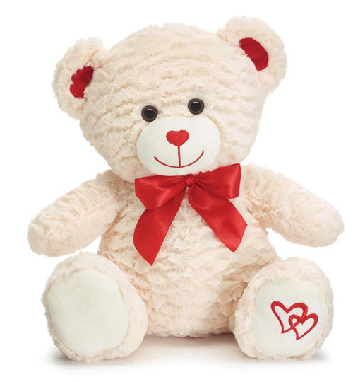 Valentine's Bear with Heart Shaped Nose