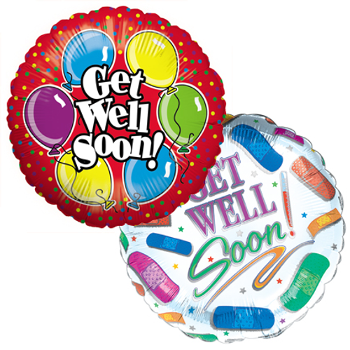 Get Well Soon Mylar Balloons (2)