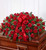 Red Rose Half Casket Cover