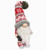 15-inch Nordic Christmas gnome with red, white and gray snowflake knit hat, oversized pom-pom, long white beard and red high-top sneakers.