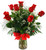 Premium Long Stem Red Roses Arranged