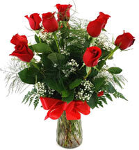 Long Stem Red Roses