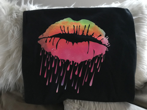 Neon Dripping Lip