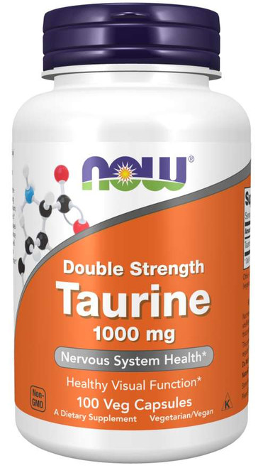 NOW TAURINE DOUBLE STRENGTH 1000MG 