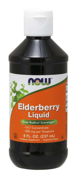 NOW Elderberry Liquid 8fl oz