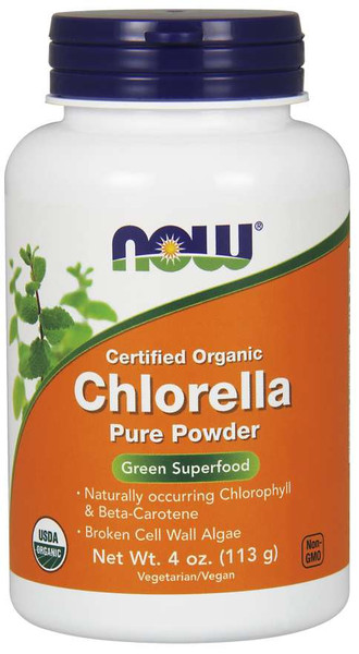 NOW  Chlorella Powder, Organic