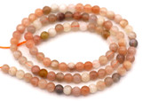 15" Strand 4mm Multi Moonstone Round Beads