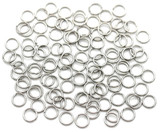 100pc 4mm 24-Gauge Stainless Steel Jump Rings