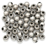 50pc 5mm Stainless Steel Formed Round Spacer Beads
