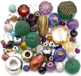 CZECH SECONDS SALE: 20-Gram Bag of Czech Fire-Polished Job Lot Beads