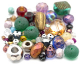 CZECH SECONDS SALE: 20-Gram Bag of Czech Fire-Polished Job Lot Beads