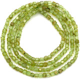 15" Strand 2mm Peridot Faceted Cube Beads