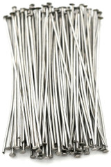 100pc 40mm 21-Gauge Stainless Steel Head Pins