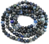 Approx. 15" Strand 3.5-4x3mm Kyanite Faceted Rondelle Beads