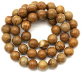 Approx. 15" Strand 8mm Tigerskin Jasper Round Beads