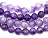 Approx. 7" Strand 8mm Amethyst Round Beads