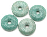 Approx. 30mm Amazonite Donut Pendant