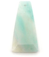 Approx. 25x13mm Amazonite Trapezoid Pendant
