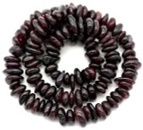 Approx. 13" Strand 6-12mm Garnet Chip Beads
